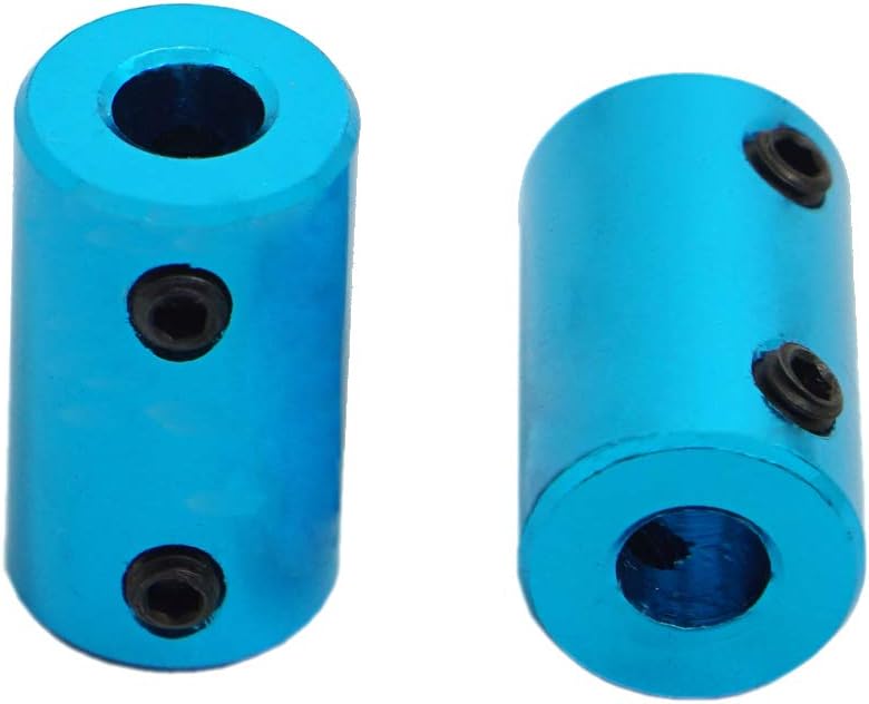 Treehobby 6Pack Aluminium Alloy Shaft Coupling Rigid Stepper Motor Wheel Coupler Joint Connector for DIY Car Boat Airplane 3D Printers, 6mm to 6mm - Image 3